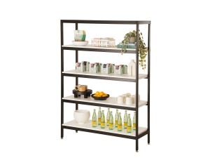 White Merchandiser Rack